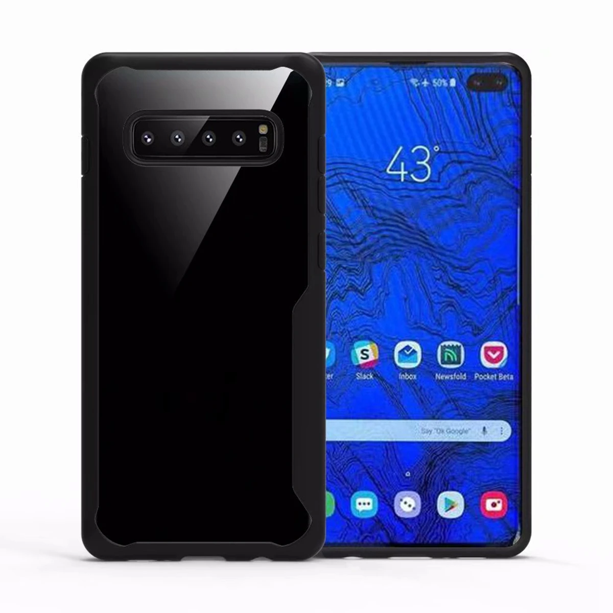 

CASEWIN For Samsung Galaxy S10E S10 E Case Transparent Soft TPU Frame Acrylic Shockproof Cover For Samsung S10 Lite Case Clear