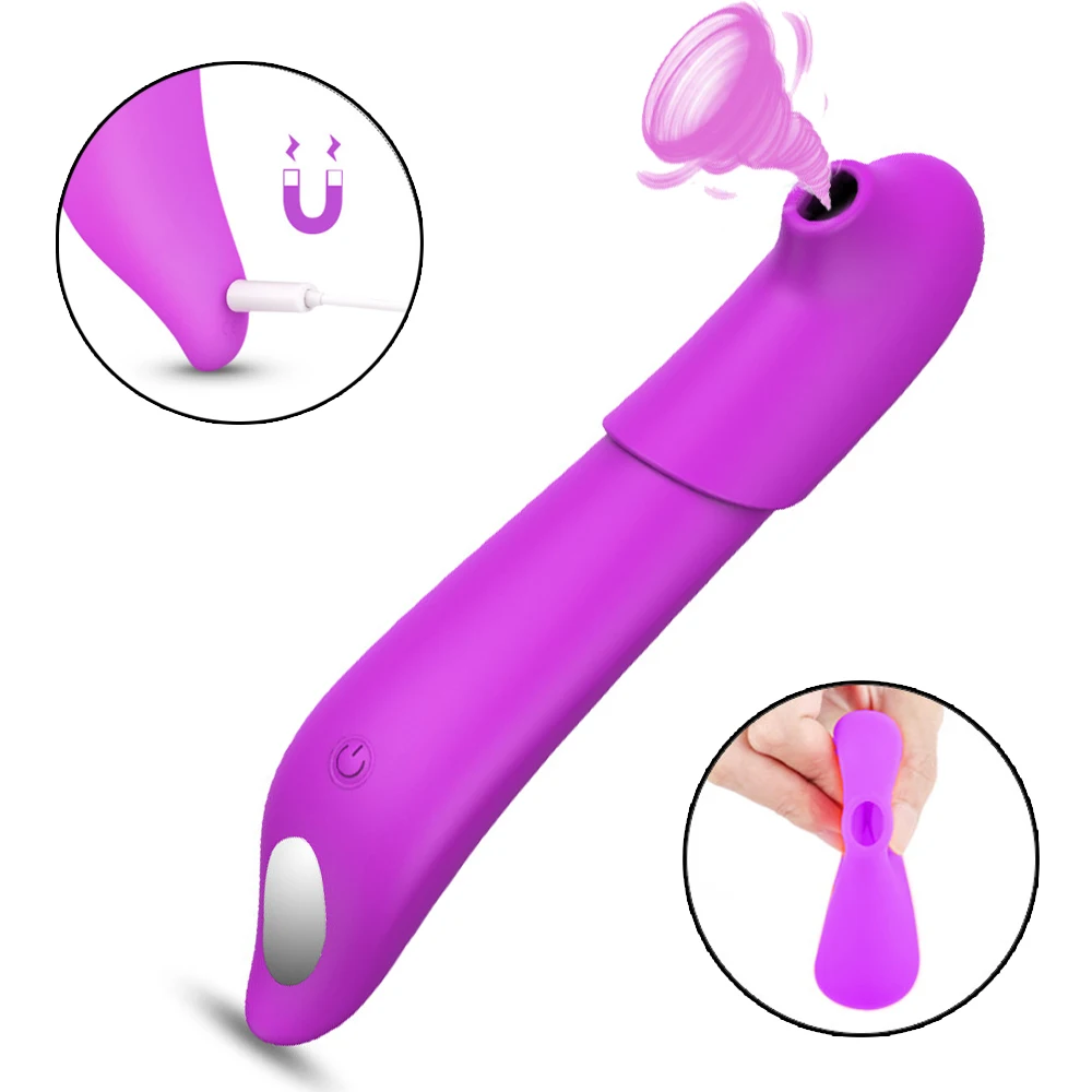 9 Speed Clitors Stimulator font b Dildo b font Vibrator Blowjob Nipple Sucker Oral Sucking Vibrator