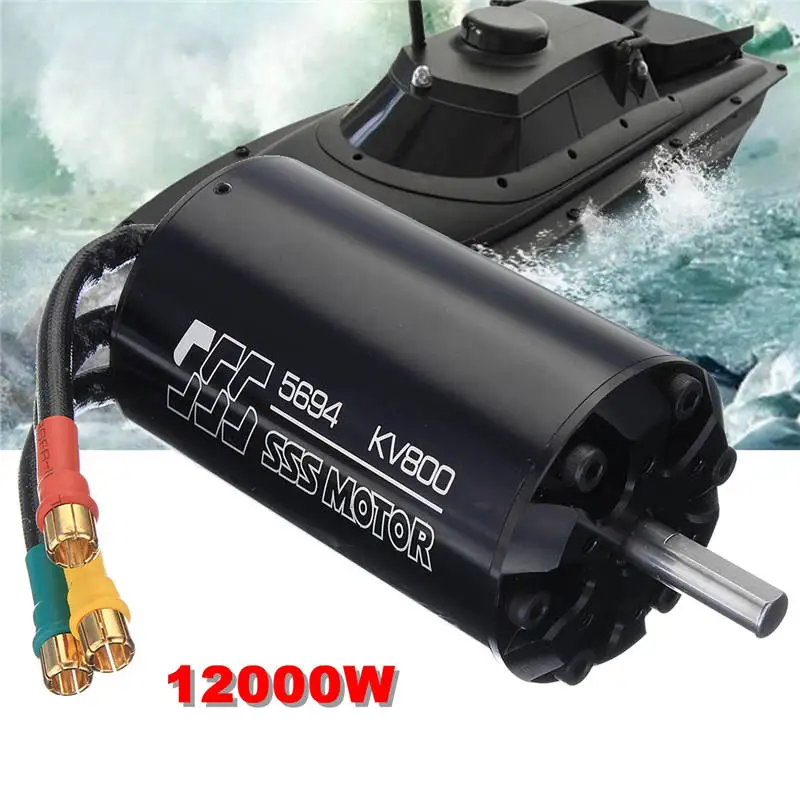 

SSS 5694/800KV Brushless Motor 6 Poles W/O Water Cooling For RC Boats