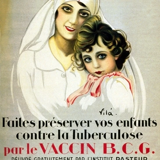 WWI Франция Привит ваших детей с Vacine B.C.G. Постер (24x36) | Дом и сад