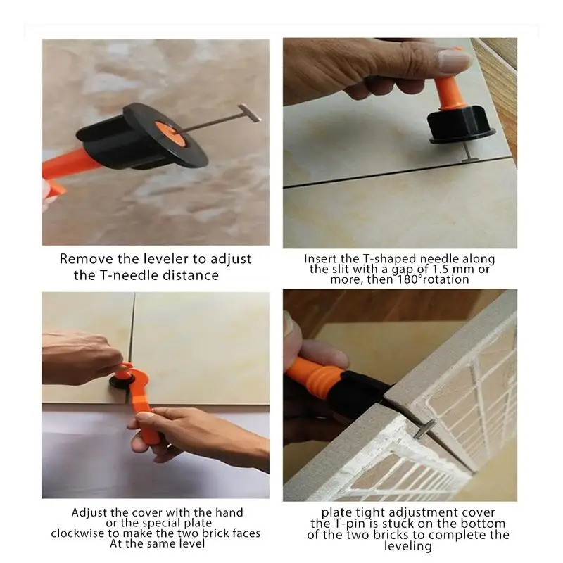 50PCS/Lot PP Tile Equalizer Leveler Floor Leveling Tile Tiling Locator Clip Tools Reusable Suit for 2mm to 16mm Tile Thickness 50PCS/Lot PP Tile Equalizer Leveler Floor Leveling Tile Tiling Locator Clip Tools Reusable Suit for 2mm to 16mm Tile Thickness