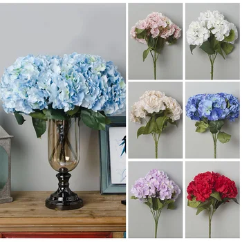 

Artificial Silk Fake Flowers Hydrangea Wedding Decoration Artificial Flowers Big Hydrangea Wedding Flowers Decoration Home Decor