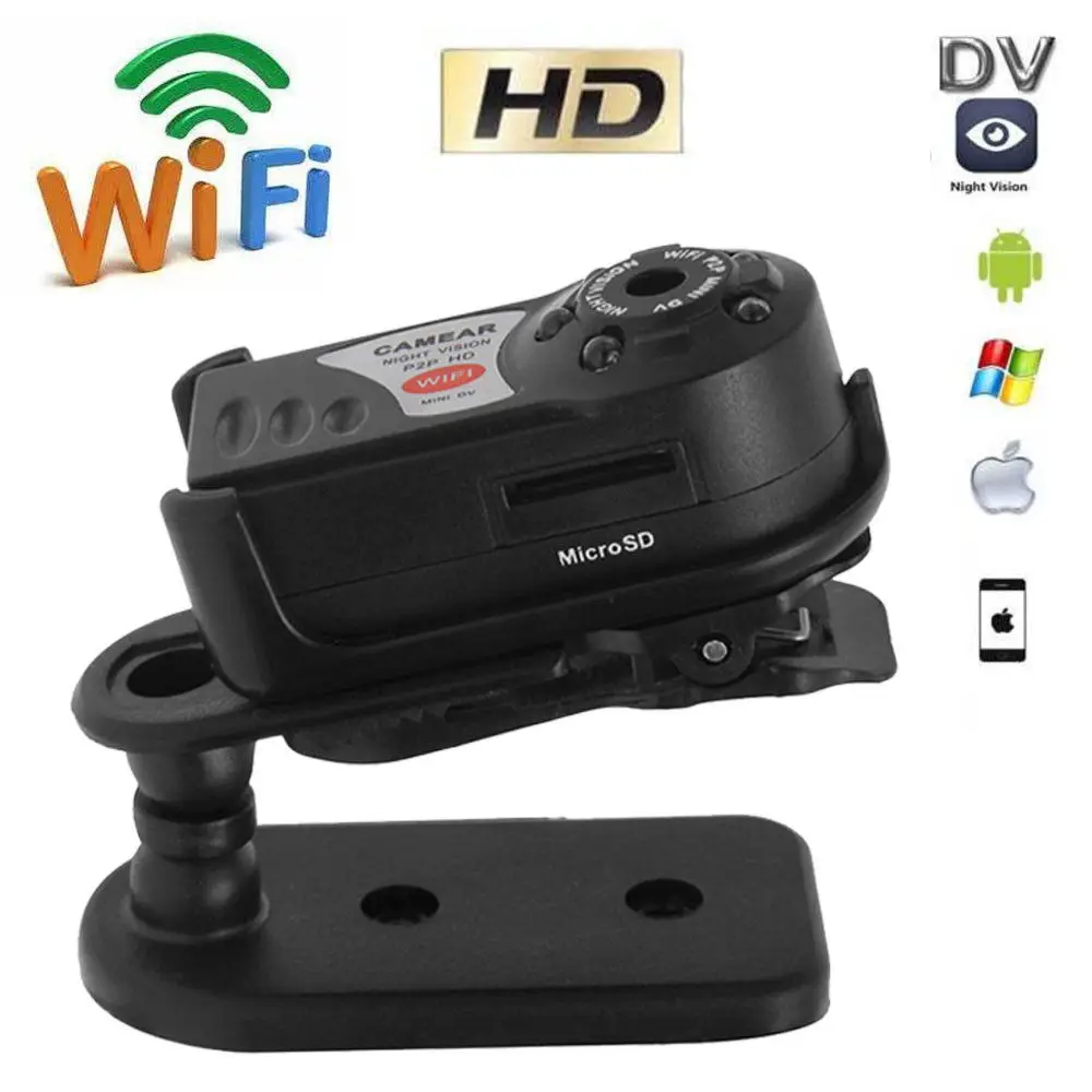 Мини Q7 камера P2P Wi Fi DV DVR беспроводной IP Cam ИК видеокамера ночное видение