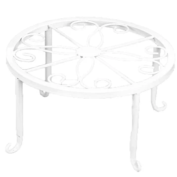 

practical European flower iron Arts balcony Monolayer florist Console pot frame Storage rack