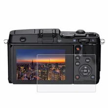 PULUZ Camera Accessories 2.5D Curved Edge 9H Surface Hardness Tempered Glass LCD Screen Protector Glass Film for Olympus EP5