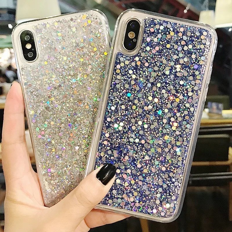 2019 блестящий чехол для Iphone 7 XS Max XR 6S 8 6 Plus роскошная брендовая задняя крышка с