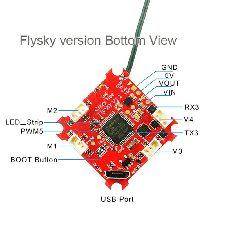 Бесщеточный контроллер полета Crazybee F3 1S встроенный 4 в 1 ESC OSD гальванометр Frsky Flysky