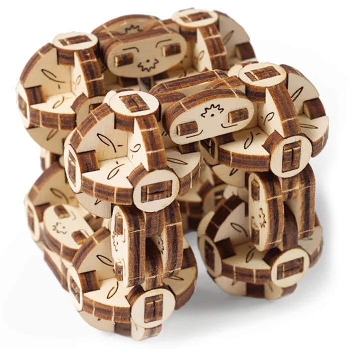 

3D Puzzles DIY Wooden Mechanical Transmission Model Toy Puzzle Educational Toys Assembly And Detailed Stitching Steps