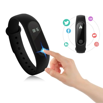 

M2 Smart Bracelet Bluetooth 4.0 Multi-function Smart Watch Fitness Tracker Smart Bracelet for Android iOS Sleep Monitor