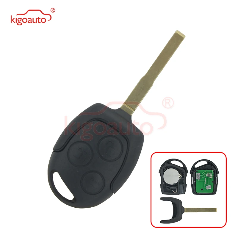 Kigoauto дистанционный ключ HU101 ID63 433 МГц 3 кнопки для Ford Focus C Max S Connect Fiesta Fusion Galaxy 2006 2007