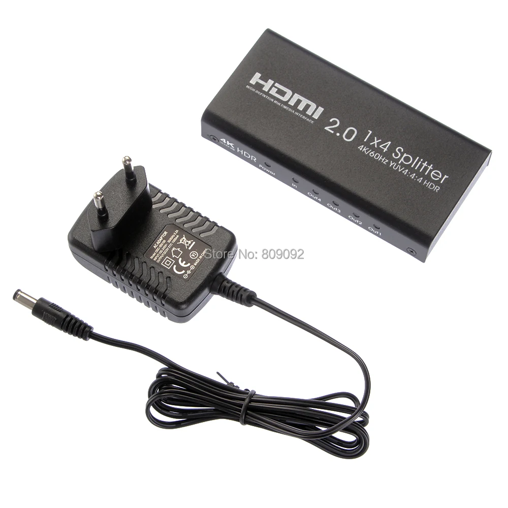 4K HDMI Splitter 1x4 1X8 HDMI 2.0 Splitter 1 Input 4/8 Output HDCP 1.4 HDR Splitter HDMI 2.0 4K HDMI2.0 Splitter For DVD PS3 PS4