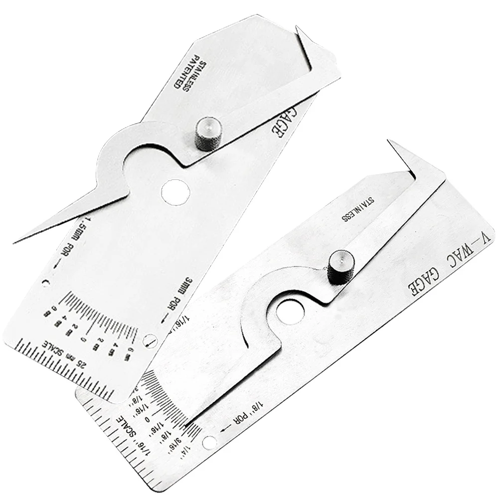 With Scale Inspection Quick Welding Gauge Inch Metric Accurate Fillet Gage Practical Measuring