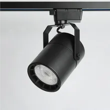 20 Вт 30 Вт COB светодиодный Трек свет Регулируемый рельс AC110V-240V для оформление Холла гостиницы светильник