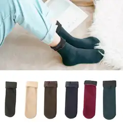 Новое поступление Бесплатная Размеры Для женщин носки нейлон утолщение пятки Повседневное домашние тапочки зимние носки Термальность