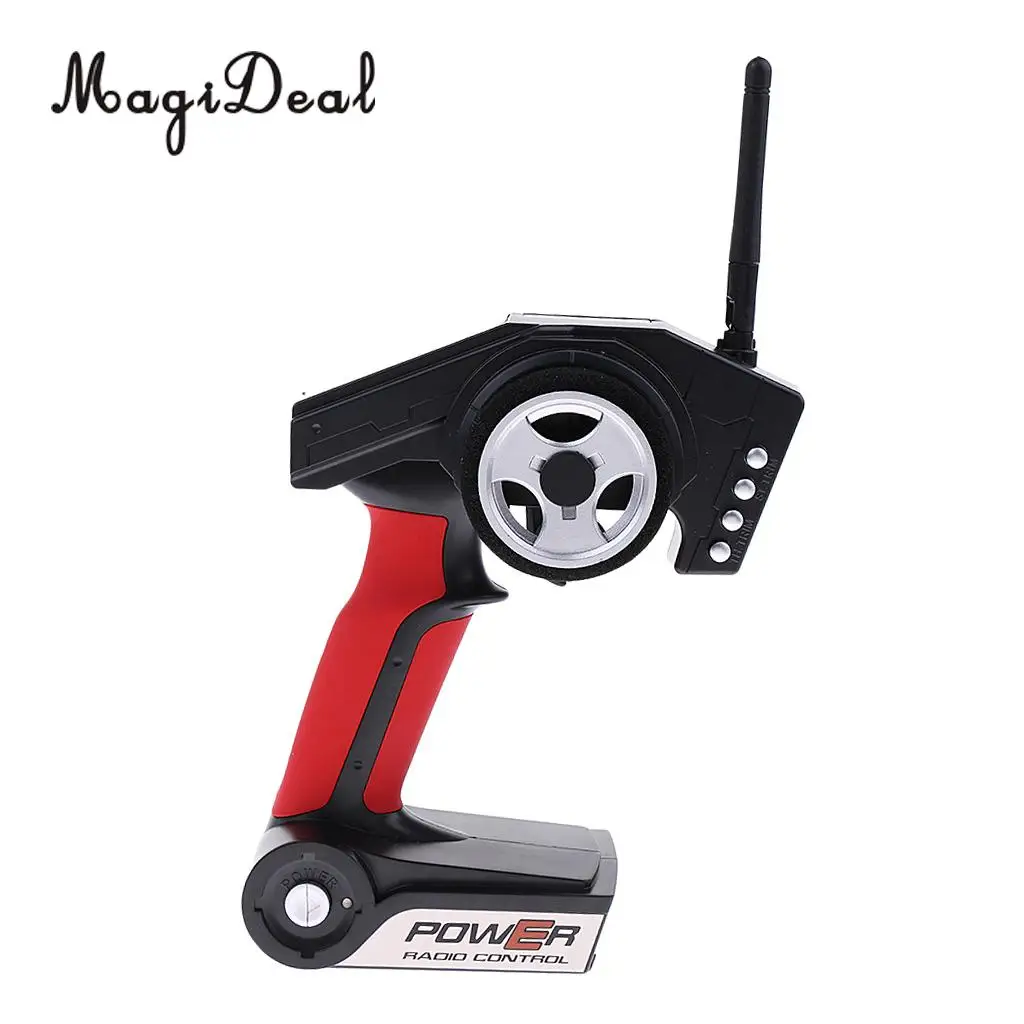 

MagiDeal 3CH Digital Radio Remote Controller for WLtoys A949-57 RC Car Boat Truck Remote Control Parts