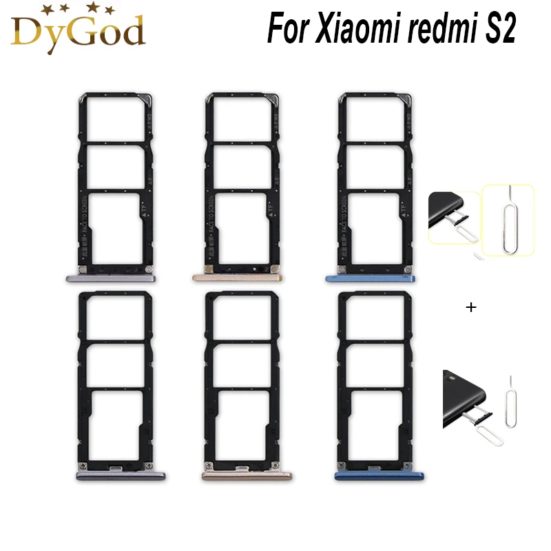 Лоток для SIM карты Xiaomi redmi S2 держатель адаптер ремонта с вытаскивающим