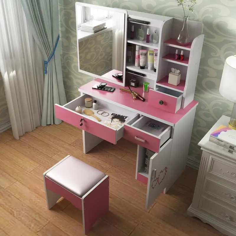 

Dresser Coiffeuse Avec Miroir Dormitorio Toaletka Tocador Chambre Set Wood Korean Bedroom Furniture Penteadeira Dressing Table