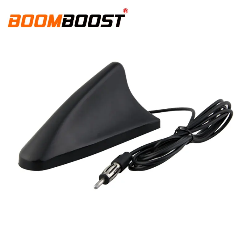 FM function Qook Black Universal Shark Fin Car Radio Antenna Aerial for
