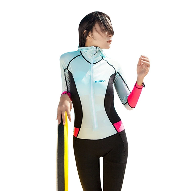 New Diving Wetsuits Women Wet Suit with Hood Swimming Wetsuit Surf
