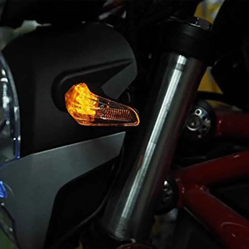 

Motorcycle LED Bobber Turn Signal Lights for Dyna Sptortster Indicator Lights 2pcs