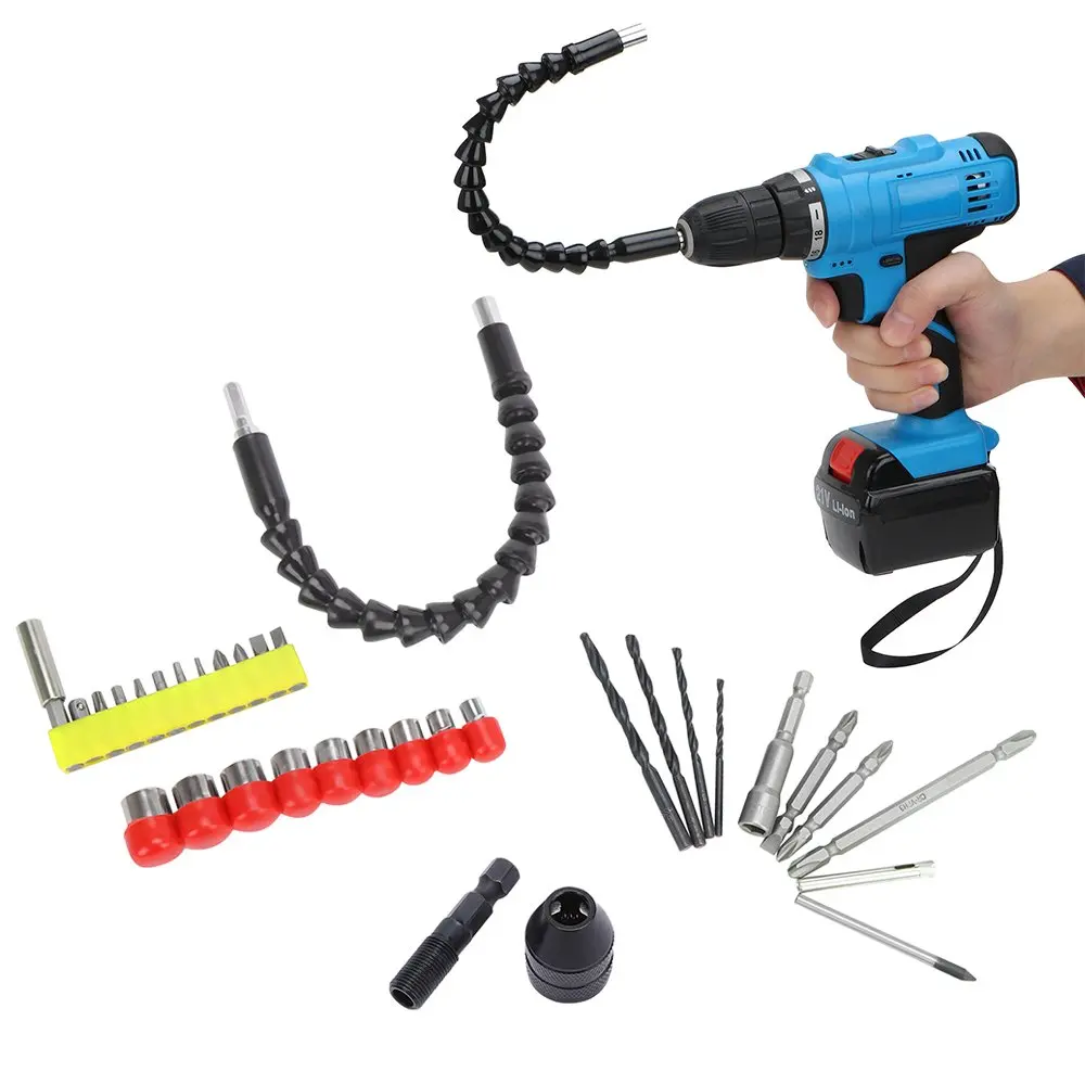 33 Pcs 1/4 inch Flexible Hex Shaft Screwdriver Power Drill Bit Extension 11 Inch Quick Change Connect Hex Drive Drill Bits Soc 33 Pcs 1/4 inch Flexible Hex Shaft Screwdriver Power Drill Bit Extension 11 Inch Quick Change Connect Hex Drive Drill Bits Soc