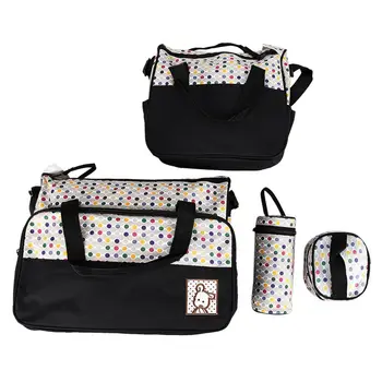 

Set 5 kits Mom bag for Baby Bottle Maternal Pocket Bag /Handbag for baby carriage trolley feeding bottle food mattress honeyco
