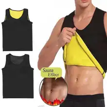 Мужской неопреновый жилет для похудения, хит, пояс питания для тренажерного зала, Корректирующее белье для тела, майка для бега, мужской Формирователь живота, рубашка для фитнеса, спортивная одежда