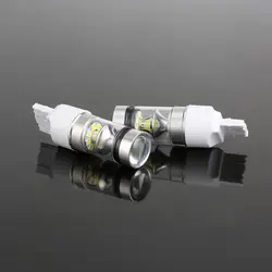 2 шт T20 7440 7443 светодиодный лампы 14 W 20SMD автомобиля тормозной обратного Свет 12 V поворотов белый светлые Противотуманные фары Тормозная лампа