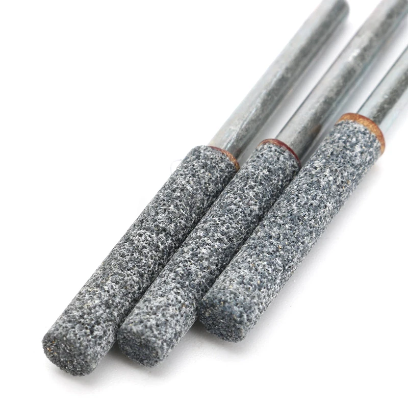 

3pcs Chainsaw Sharpener Burr Stone File 3/16" 4.8mm Chain Saw Sharpening