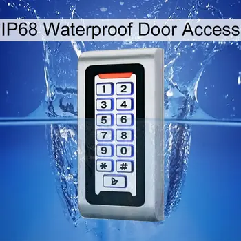 

RFID Keypad Access Control System Waterproof IP68 Metal Case 125KHz Proximity Card Standalone Access Control With 2000 Users