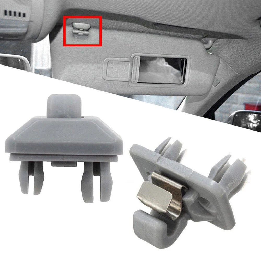 

2019 New Interior Sun Visor Clip Hook Bracket Hanger for Audi A1 A3 A4 A5 A6 A7 Q5 8U0857562A Car Sun Visor Clip