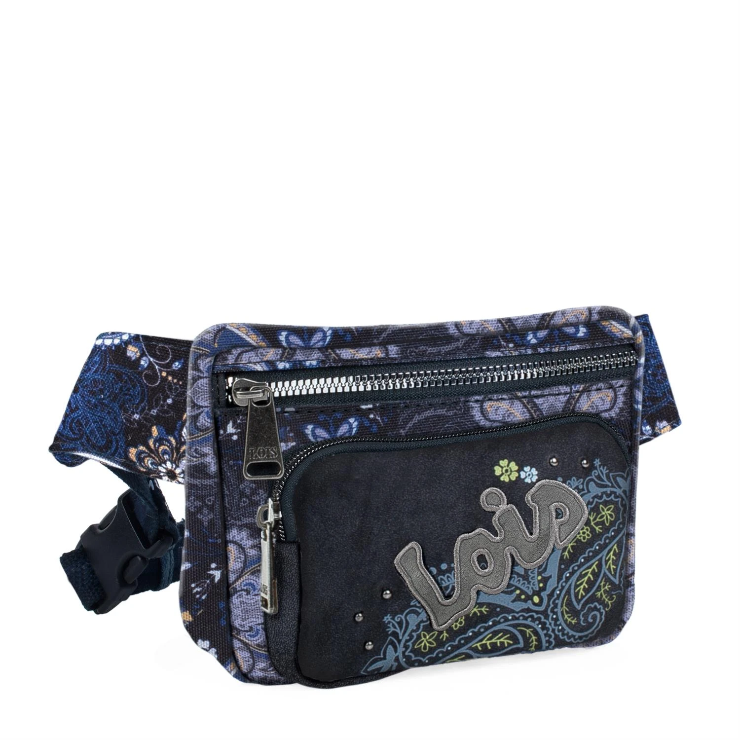 Santa Barbara Riñonera Ajustable De Lona Y Cuero En Color Negro 96110|Riñoneras| - AliExpress