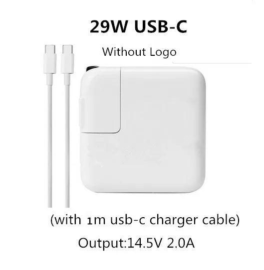 

BINFUL 29W USB-C Power Adapter Charger With 1M Type-C Charge Cable For Apple Macbook 12 Inch (only Made in 2015)