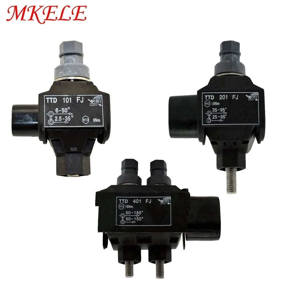 

SL1 Series 1KV Insulation Piercing Connector For Cable Branching Fire-retardant IPC Cable Piercing Clamp Connector Free Shipping