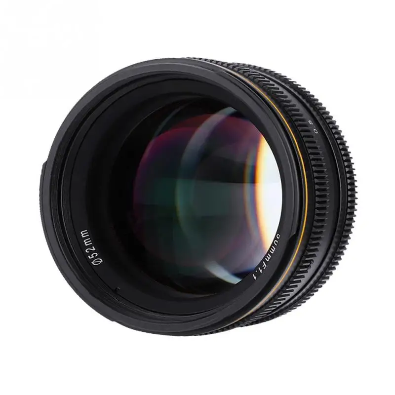 

Kamlan 50mm f1.1 APS-C Large Aperture Manual Focus Lens for Mirrorless Cameras for Canon EOS-M / Sony E-mount / Fuji X for M4/3