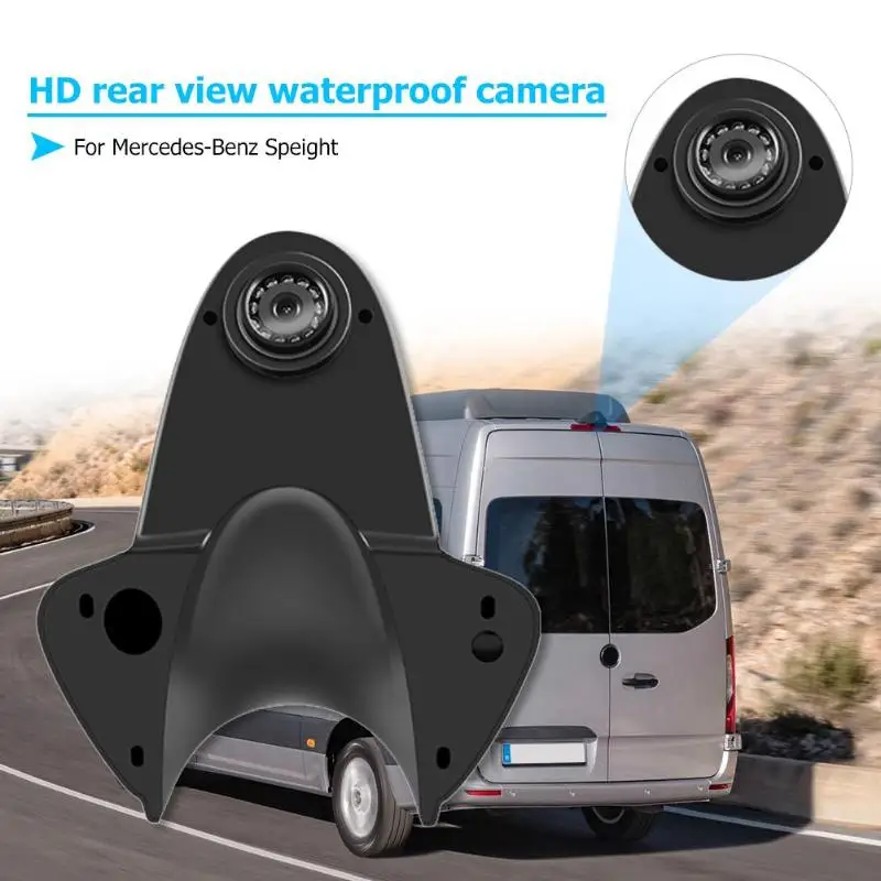 

VODOOL 8LED IR Night Vision HD Car Rear View Camera Waterproof Brake Light Reversing Parking Camera For Mercedes Benz Sprinter