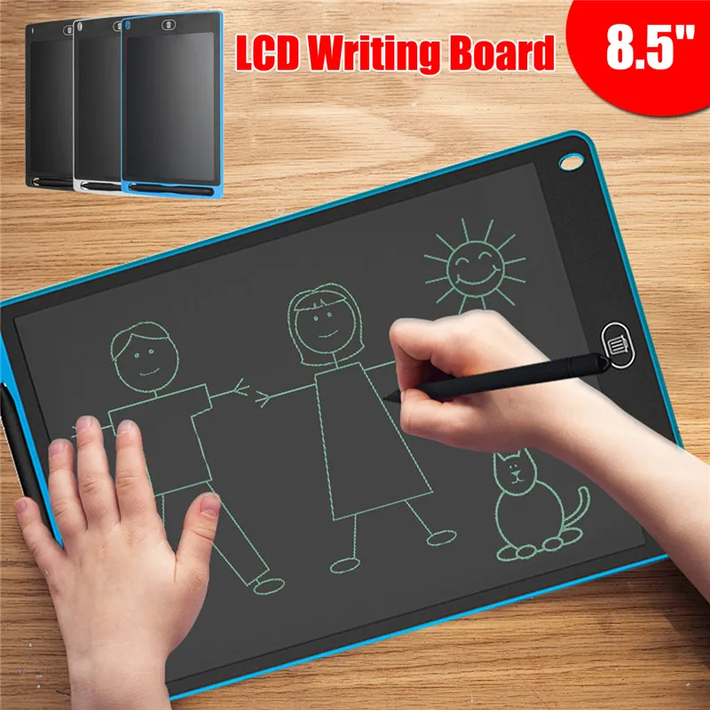 

8.5" Electronic Digital LCD Writing Pad Tablet Drawing Graphics Board Notepad