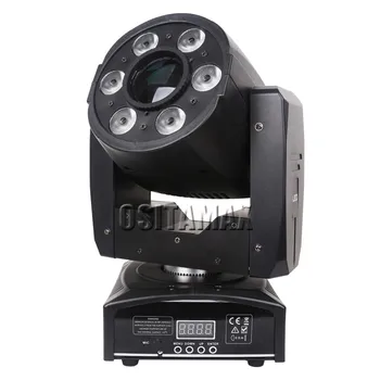 

4 pieces/dozen dmx focus spot wash lyre stage light spot 30w with 6x8w rgbw quad color wash moving head