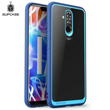 

SUPCASE For Huawei Mate 20 Lite Case 6.3 inch UB Style Anti-knock Premium Hybrid Protective Blue TPU Bumper PC Clear Back Cover