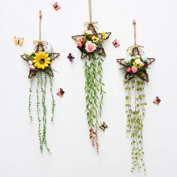 

Is In The Air Hanging Decoration Rural Countryside Style Wall Three-dimensional Simulation Flower Botany Originality Hanging