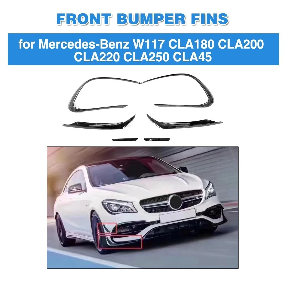 

Car Vent Fender Trim For Mercedes-Benz W117 CLA45 AMG 2017 2018 Base 4Matic Sedan 4-Door Carbon Fiber