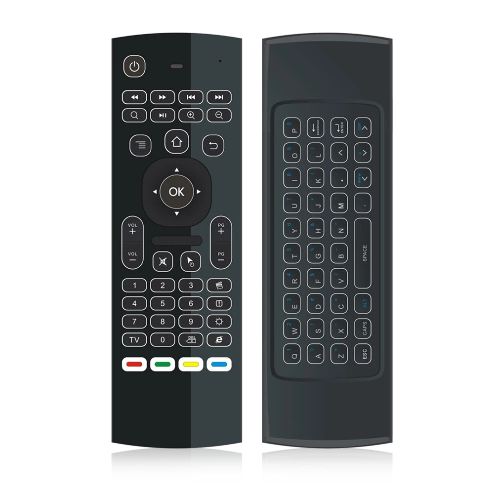 MX3 L3 2 4 GHz мини беспроводная воздушная мышь QWERTY клавиатура ИК пульт комбо с