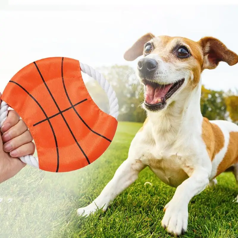 Pet Training Ring Interactive Training Dog Toy Dog Sports Training Toy Cotton Rope Puppy Cats Pet Chew Teeth Playing Motion Toys