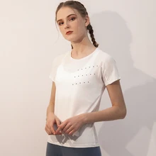 Женские футболки для йоги спортивный топ сетки Спортивная одежда для фитнеса быстросохнущая дышащая Run Рубашка Сексуальная See Through жилет короткие Active