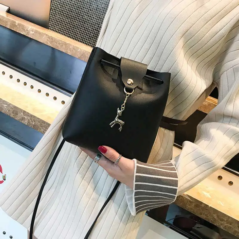 

New Women Handbag Shoulder Bags Tote Purse Messenger Hobo Satchel Bag Cross Body(Black)