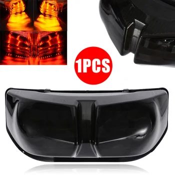 

Mayitr 1pc Smoke LED Motorcycle Rear Tail Break Light Integrated Turn Signal Lamp For Yamaha FZ8 Fazer 10-13 FZ1 N FZ1 Fazer