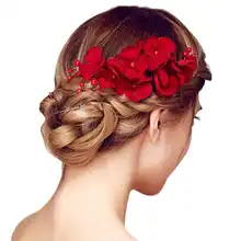 Свадебная вечеринка гребень аксессуары для волос головной убор искусственная Свадебная заколка