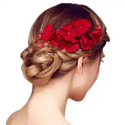 Свадебная вечеринка гребень аксессуары для волос головное украшение искусственный Свадебный Шпилька