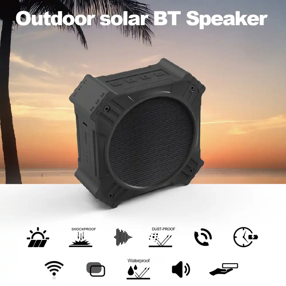 solar outdoor speakers