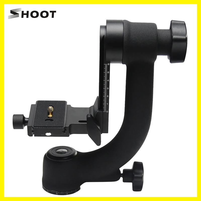 

Shoot 360 Degree Camera Durable Holder Base Gimbal Tripod Head Panoramic for GoPro Canon Nikon DSLR SLR Camera Use Accessories